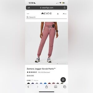 FIGS Zamora jogger scrub pants